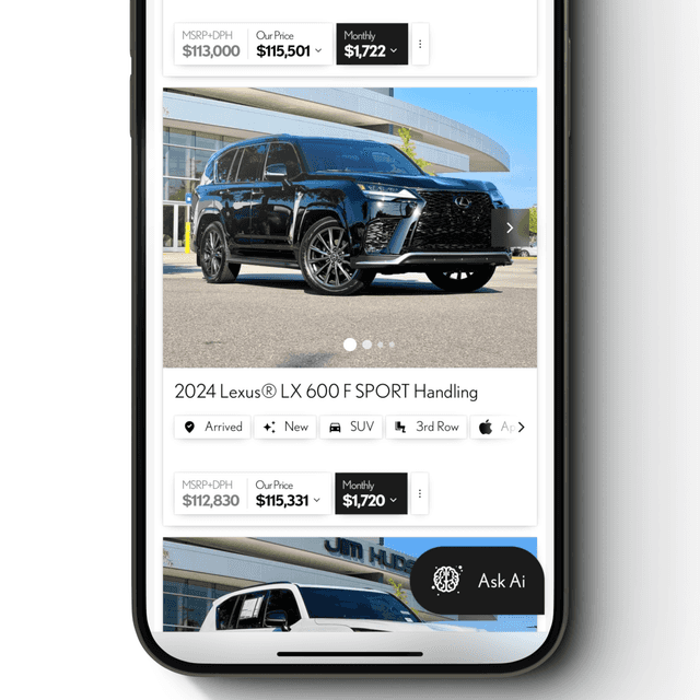 Lexus search interface